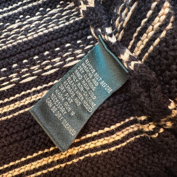 Lauren Ralph Lauren Petite Open Front Cardigan Sweater Linen Cotton Womens Knit - Picture 8 of 16